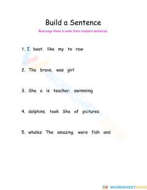Sentence Building