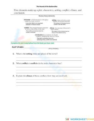 Essential Hound of the Baskervilles Plot Study | Grade 8-11