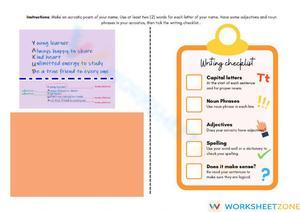 Acrostic Name