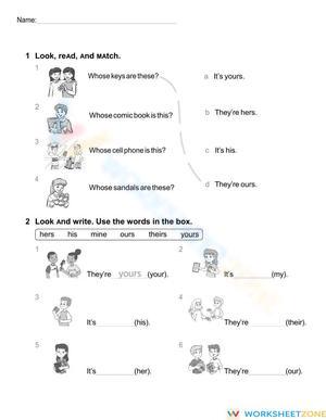 Possesives Pronouns