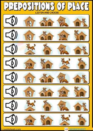 Prepositions of place