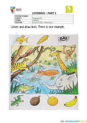 Essential Grade 2 Listening: Prepositions of Place