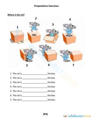 Essential Prepositions Worksheet | Grade 5-8 Printable