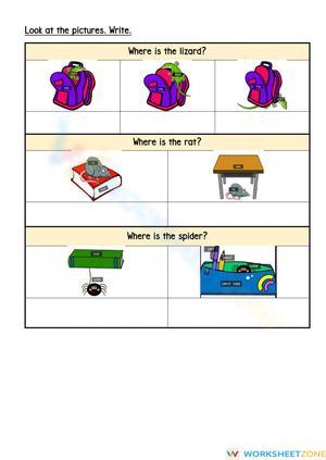 Printable Grade 2 Prepositions Worksheet | Pet Show Theme