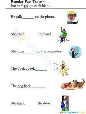 Mastering Past Tense Verbs: A Comprehensive Worksheet