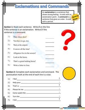 Exclamations and Commands