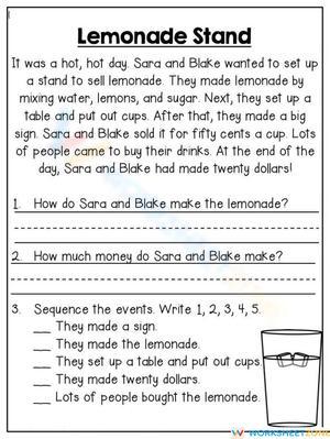 Enhance Reading Skills with Targeted Reading Worksheet