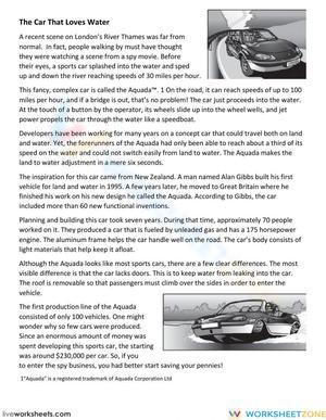 Compare and Contrast: Comprehensive Reading Passage