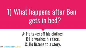 Time For Bed Quiz