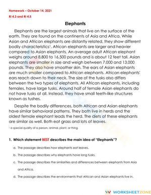 Homework RI.4: Comprehensive Reading Comprehension
