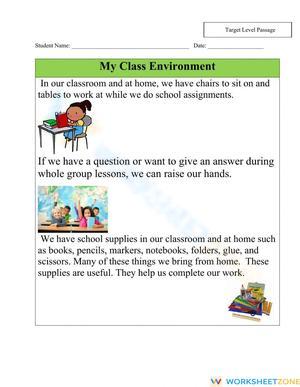 Target level ela assessment sept