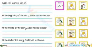 Grade 1 Story Sequencing — Printable No-Prep Worksheet