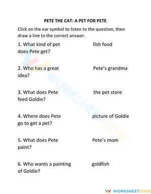Pete the Cat: A Pet for Pete