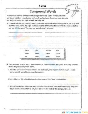 Grade 4 Reading & Vocabulary — Printable No-Prep Worksheet