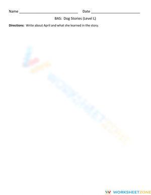 RL.2.2 Worksheet: Dog Stories Level L — Aligned Complete