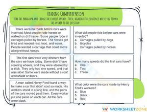 Reading Comprehension 2