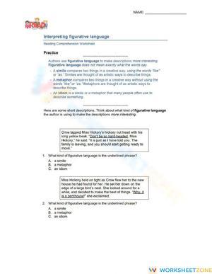 Interpreting Figurative Language