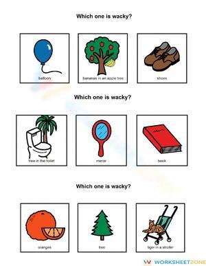Grade K-1 Visual Discrimination — Printable Worksheet