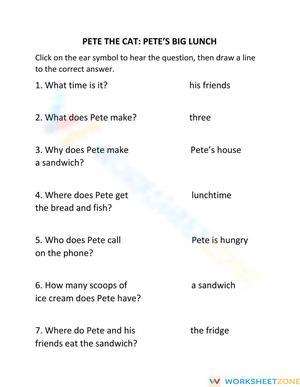 Pete the Cat: Pete's Big Lunch