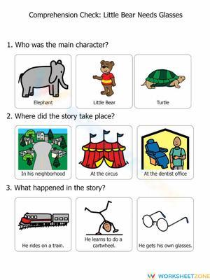 Little Bear Needs Glasses Comp Check