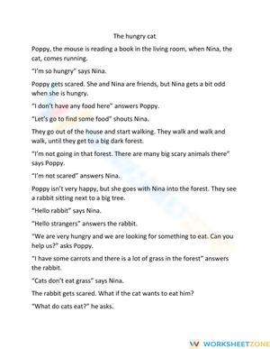 Reading Comprehension Worksheet | Grade 2 ELA Printable