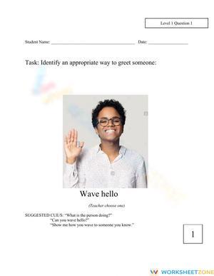 Aligned Grade 1 ELA Assessment: November Skills Level 1