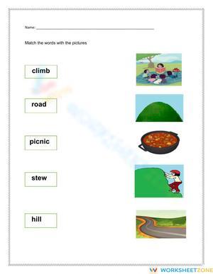 Match words and picture