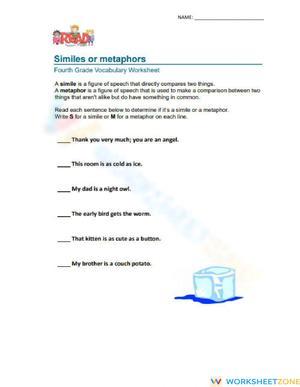 Similes or Metaphors