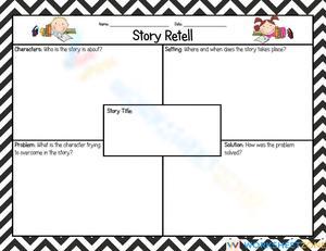Story Telling Graphic Organizer