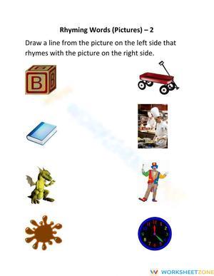 Rhyming Words (Pictures) - 2