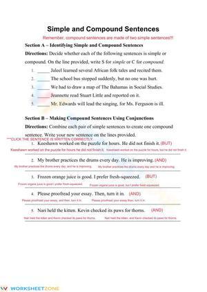 Compound sentences part 2