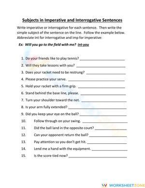 Subjects in Imperatives and Interrogatives