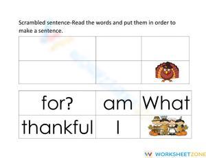 Grade 2 Sentence Structure — Printable No-Prep Worksheet