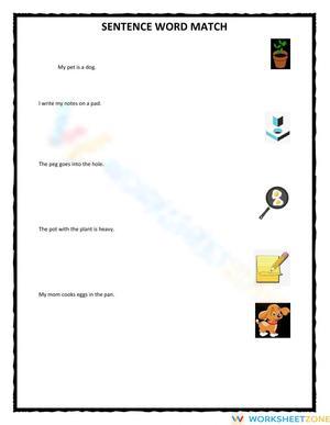 Grade 1 Sentences — Printable No-Prep Worksheet