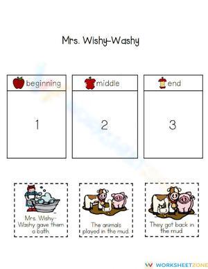 Kindergarten Sequencing — Printable No-Prep Worksheet