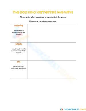 Grade 2 Story Retell — Printable No-Prep Worksheet