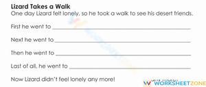 Lizard Goes for a Walk