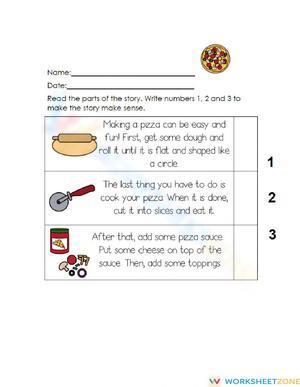 Pizza Making Sequencing