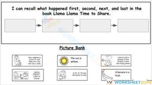 Grade K Story Sequencing — Printable No-Prep Worksheet