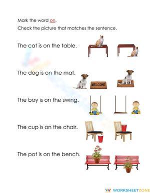 Sight word on