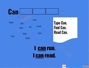 Can - sight word