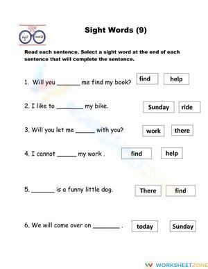 Sight Words