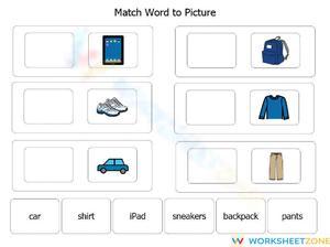 Match Word to Picture