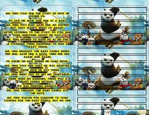 Grade 7-10 Past Tense — Printable Kung Fu Panda Worksheet