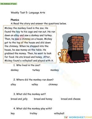 Printable Plural Nouns Worksheet | Grade 2 ELA