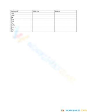 Inflected endings practice 4