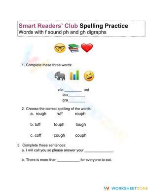 F Sound Digraph Ph Gh