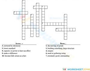 Crossword Puzzle - Wk-6