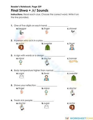 Reader's Notebook p. 339