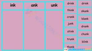Consonant Blend Sorts